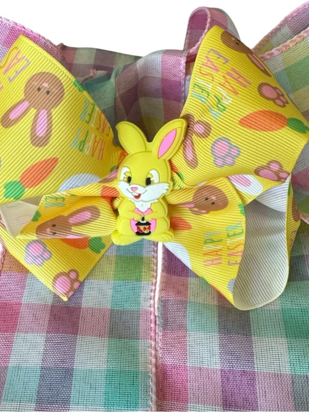 Bunny Hair Bow Pastel Spring Kids Clip 3/$15✨